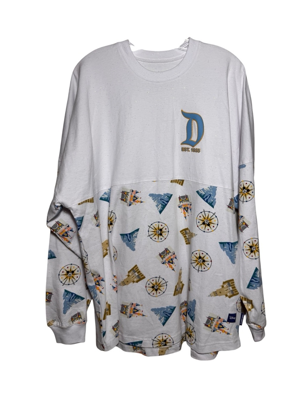 Disney Disneyland Resort unisex  L Crewneck Mickey Sweatshirt 100 cotton